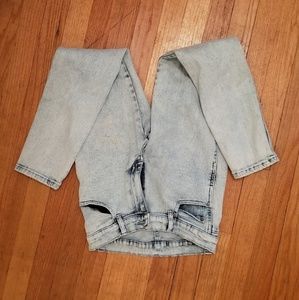 high rise skinny jeans